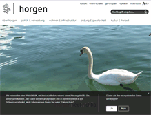Tablet Screenshot of horgen.ch